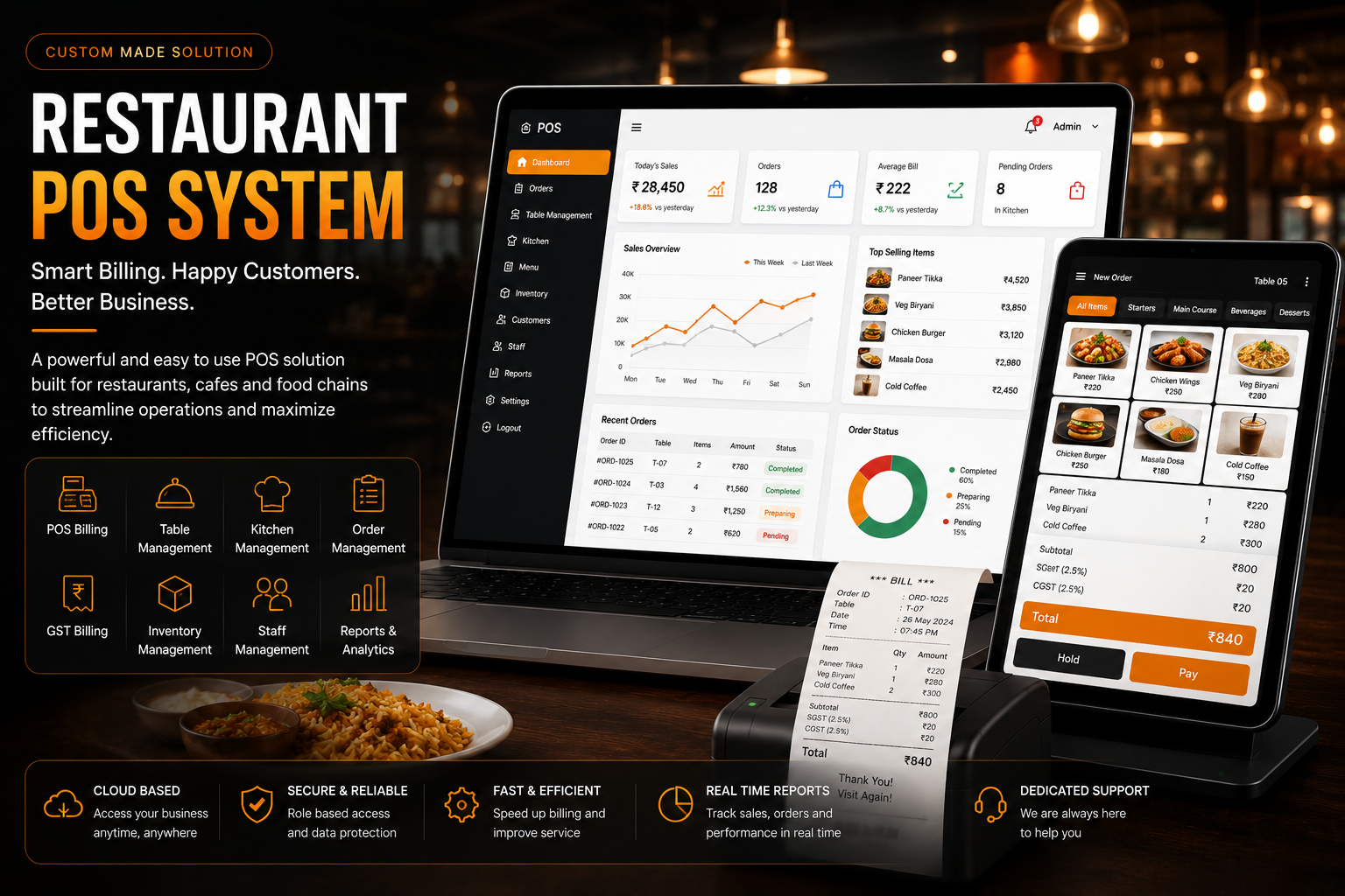 DineTrack — Epicwave Technologies portfolio project