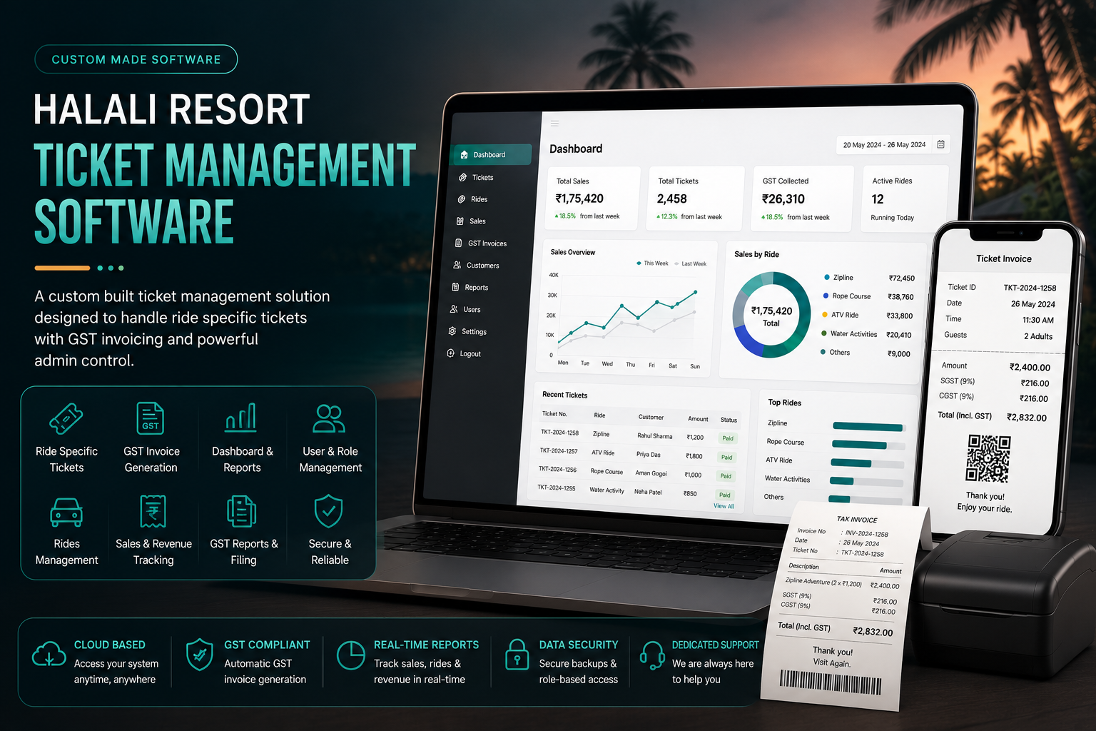 Ticket Management System — Epicwave Technologies portfolio project